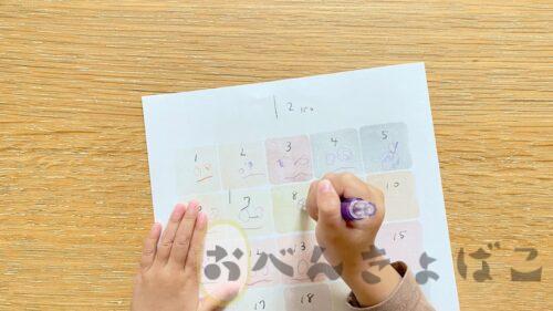 アドベントカレンダーにお絵描きする画像